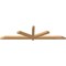 Ekena Millwork Kennewick Timber Gable Bracket, Western Red Cedar, 96"W x 24"H x 3 1/2"D x 3 1/2"F, 6/12 Pitch GBW096X24X0404KEN00SWR - alternate 3